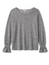 Lucky Brand Solid Gray Pullover Sweater Size M - photo 1