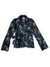 Cinq à Sept 100% Polyester Floral Multi Color Blue Green Long Sleeve Blouse Size XS - photo 6