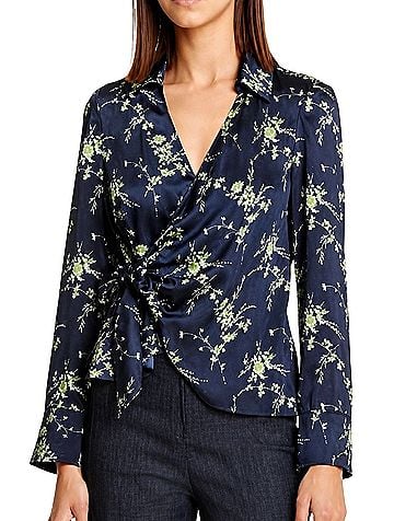 Cinq à Sept Long Sleeve Blouse (view 2)