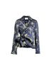 Cinq à Sept 100% Polyester Floral Multi Color Blue Green Long Sleeve Blouse Size XS - photo 1