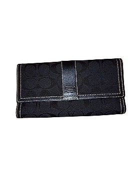 Coach Signature Logo Trifold Leather Wallet (view 2)