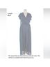 Halara Deep Blue Wrap Jumpsuit Casual Pants - photo 3