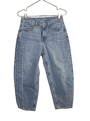 Old Navy High Rise Barrel Leg Jeans (view 1)