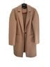 Topshop 48% Acrylic 47% Polyester 5% Wool 53% Polyester 1% Acrylic 100% Polyester Brown Coat Size 4 - photo 1