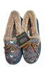 Western Chief Print Blue Tan Flats Size 6 - photo 1