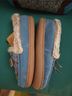 Western Chief Print Blue Tan Flats Size 6 - photo 3