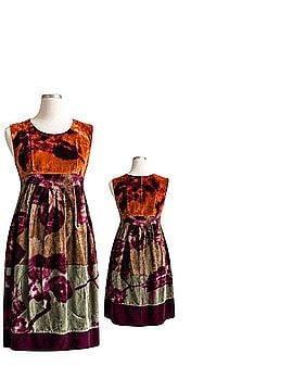 ETRO Velvet Abstract Dress Casual Dress (view 1)
