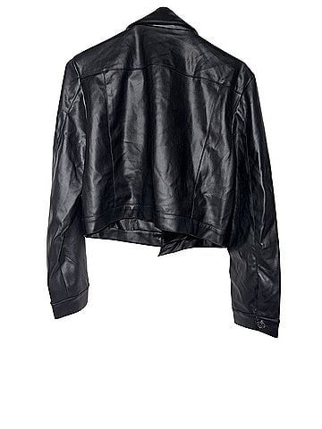 DKNY Faux Leather Jacket (view 2)