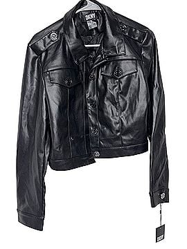 DKNY Faux Leather Jacket (view 1)
