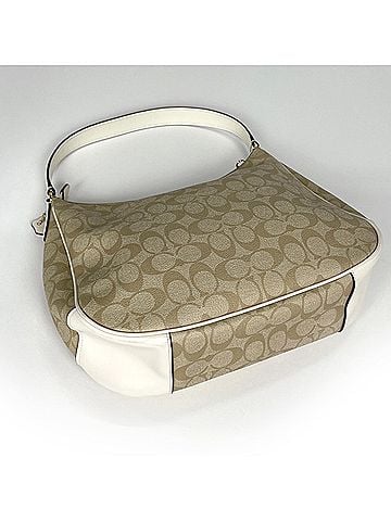 Coach Coach COACH Shoulder Bag Signature Coated Canvas Beige White F29209 Women's (view 2)