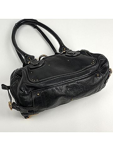 Chloé Chloé Chloe Paddington Leather Handbag, Black, for Women (view 2)