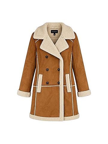 Ann Taylor Sherpa Lined Pea Coat (view 1)