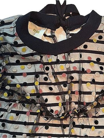 Anthropologie Polka Dot Sheer Camisole Tank Top (view 2)