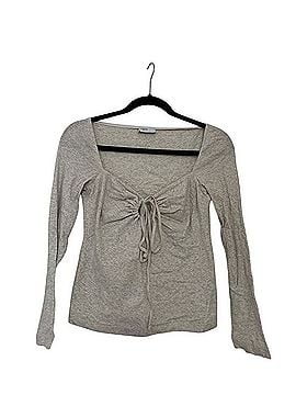 Rosetta Getty Tie-Front Long Sleeve T-Shirt (view 1)