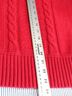 Chaps Solid Graphic Red Pullover Sweater Size L - photo 8