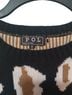 Pol Leopard-Pattern Crewneck Sweater Pullover Sweater - photo 2