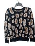 Pol Leopard-Pattern Crewneck Sweater Pullover Sweater - photo 1