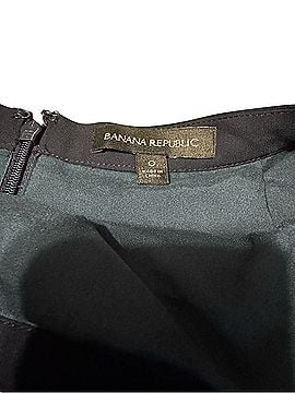 Banana Republic Navy Floral Pleated Skater Skirt Skort (view 2)