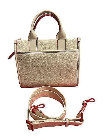 Calvin Klein Leather Tote (view 2)