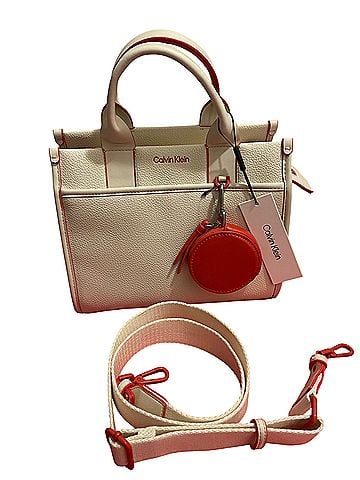 Calvin Klein Leather Tote (view 1)
