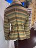 Tulle Stripes Brown Tan Jacket Size S - photo 4