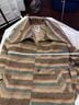 Tulle Stripes Brown Tan Jacket Size S - photo 6