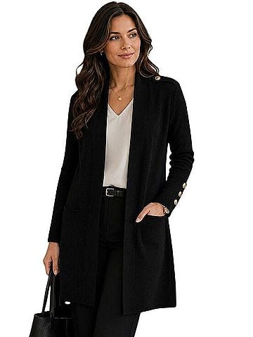 St. John Santana Knit Cardigan (view 1)