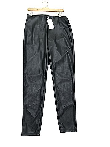 Mango Faux Leather Pants (view 2)
