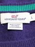 Vineyard Vines Solid Purple Pullover Sweater Size L - photo 3