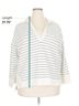 J.Crew 100% Cotton Stripes Ivory J.Crew Pullover Sweater Size XXL - photo 5