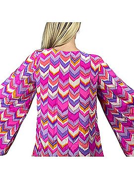 Alice & Trixie Printed Tunic Silk Top (view 2)