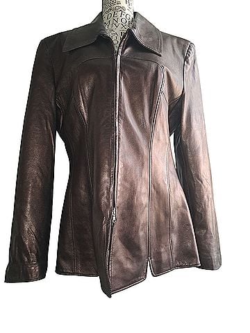 Grigio Leather Jacket (view 1)