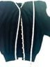 Y/Project SSENSE Exclusive Ruffle Necklace Wool Cardigan Cardigan - photo 12