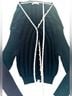 Y/Project SSENSE Exclusive Ruffle Necklace Wool Cardigan Cardigan - photo 13
