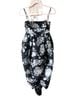 Ming Ma Floral Jacquard Cocoon Midi Dress Cocktail Dress - photo 2