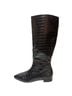 Just Fab Black Boots Size 8 - photo 3