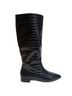 Just Fab Black Boots Size 8 - photo 1