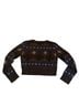 Current Mood 100% Acrylic Argyle Graphic Jacquard Stripes Brown Blue Black Tan Pullover Sweater Size XXL - photo 2