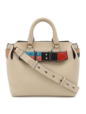 Burberry BURBERRY Belt Bag, Handbag, Shoulder Leather, Beige, Brown, Multicolor (view 2)