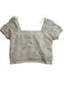 FRESHMAN White Short Sleeve Blouse Size M - photo 2