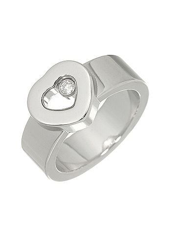 Chopard Chopard Happy Diamonds Heart Ring, Diamond, 18K WG White Gold 750 (view 1)