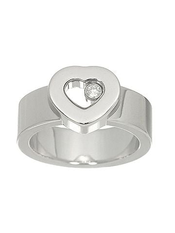 Chopard Chopard Happy Diamonds Heart Ring, Diamond, 18K WG White Gold 750 (view 2)