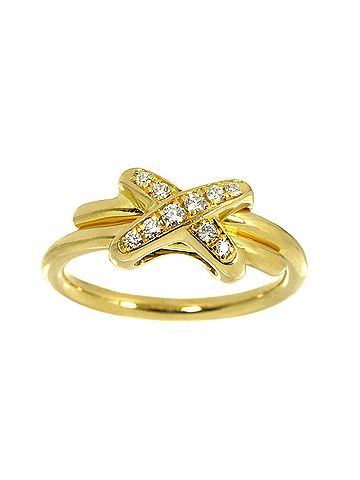Chaumet Chaumet Jeux de Liens #50 Diamond Ring, 18K Yellow Gold (750) (view 2)