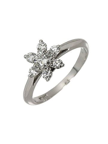 Tiffany & Co. Tiffany &amp; Co. Buttercup Ring, Diamond, Platinum Ring (view 1)