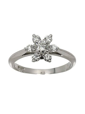 Tiffany & Co. Tiffany &amp; Co. Buttercup Ring, Diamond, Platinum Ring (view 2)