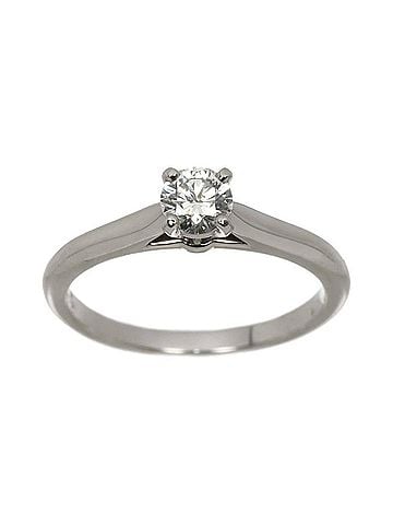 Cartier Cartier 1895 Solitaire Ring, Size #48, 0.27ct Diamond, Platinum. (view 2)