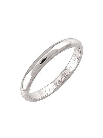 Cartier Cartier 1895 Classic #46 Ring, 2.5mm wide, Platinum (Pt) (view 1)