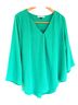 Michelle McDowell Teal Blouse Size L - photo 1