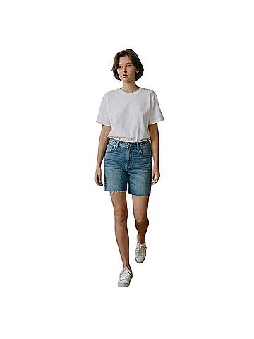 P Collection by AG Adriano Goldschmied Ex-Boyfriend Denim Shorts (view 2)