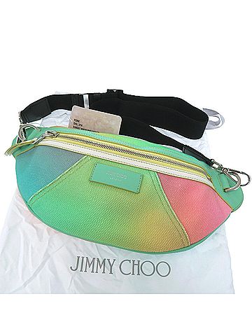 Jimmy Choo Jimmy Choo Bag, Body Rainbow J000144160001, Waist Cotton Calfskin, Sunset Mix 0451, JIMMY CHOO, Men's (view 2)